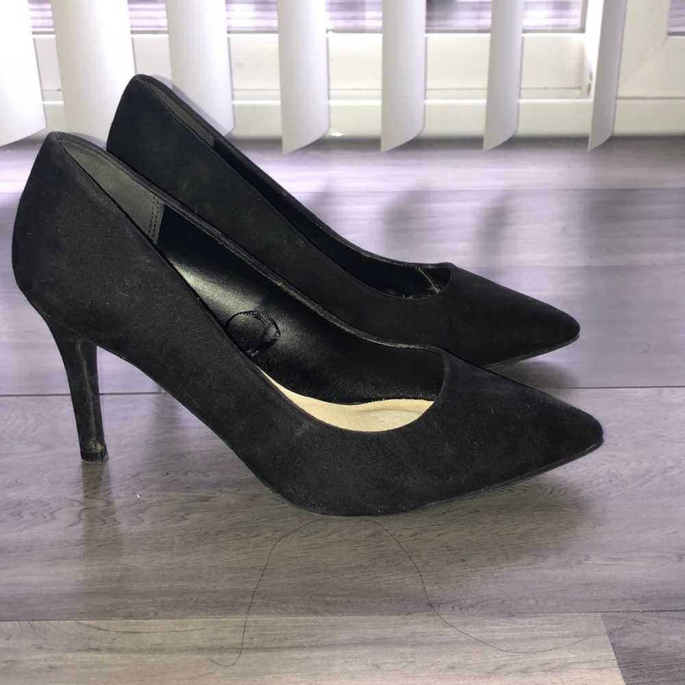 Black Suede Heels